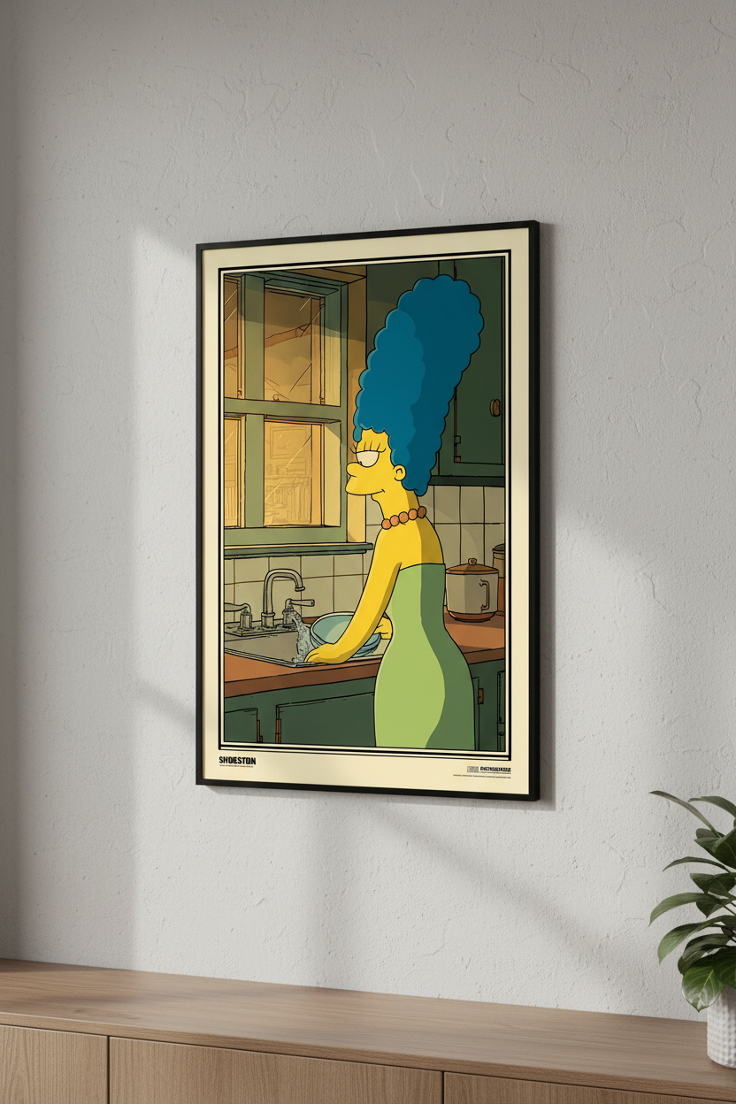 Vintage A2 Marge Simpson Poster