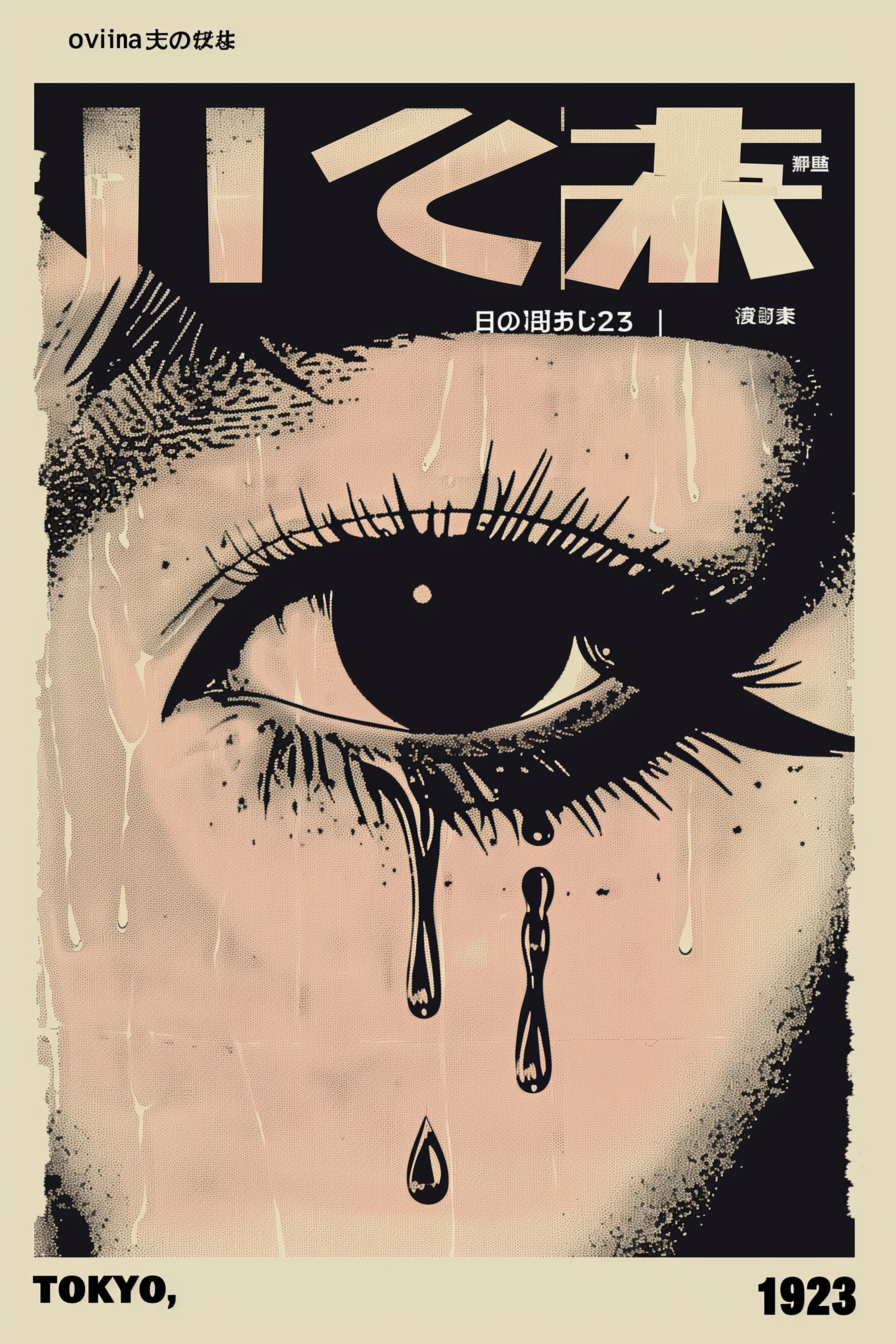"Tokyo 1923" A2 Poster – Retro Japanese Cinematic Wall Art