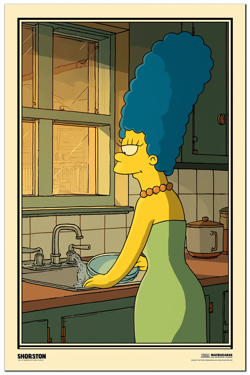 Vintage A2 Marge Simpson Poster