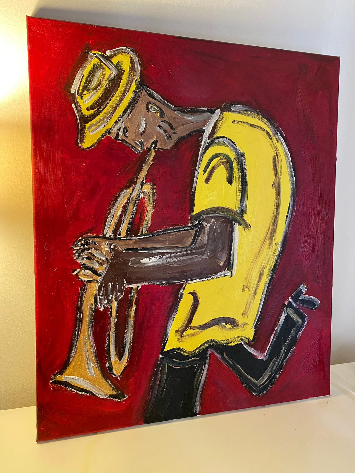 Original - “Mellow Yellow”- 19.5 x 23.5inch