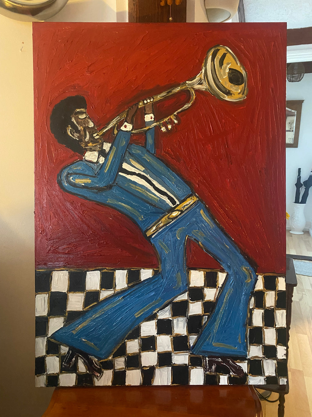 Original - “Blue Suit Blues” - 70cm x 100cm