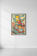 Vintage A2 Bart Simpson Poster