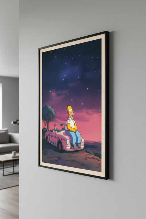 90s A2 Homer Simpson Poster