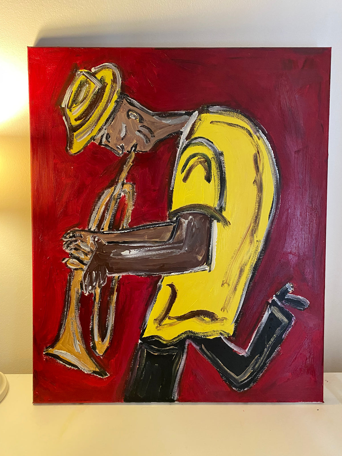 Original - “Mellow Yellow”- 19.5 x 23.5inch