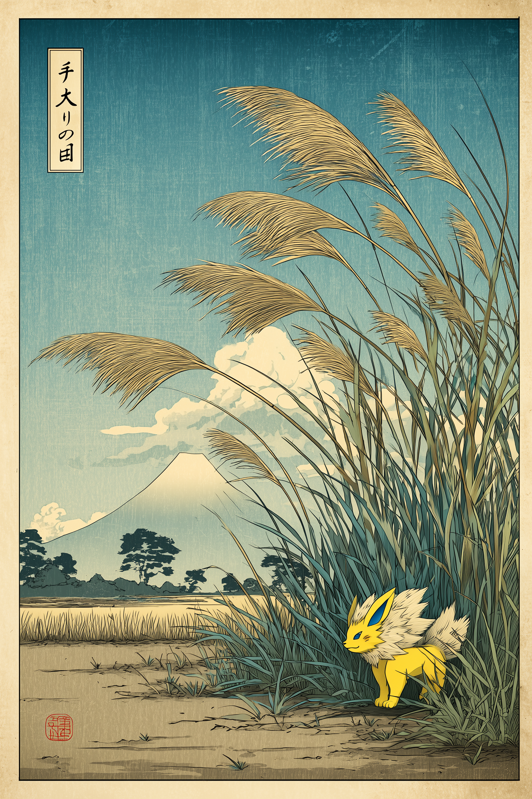 ⚡ Japanese Jolteon Poster ⚡️