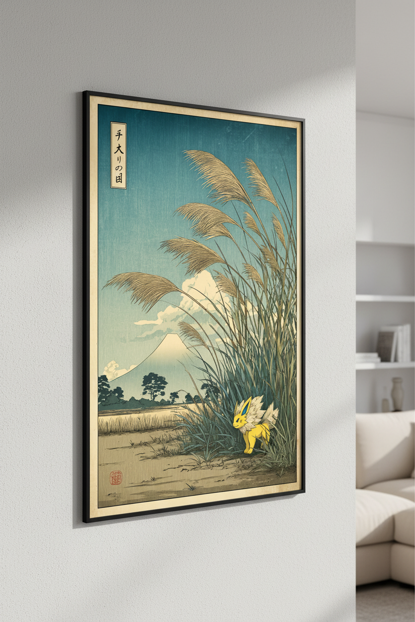 ⚡ Japanese Jolteon Poster ⚡️