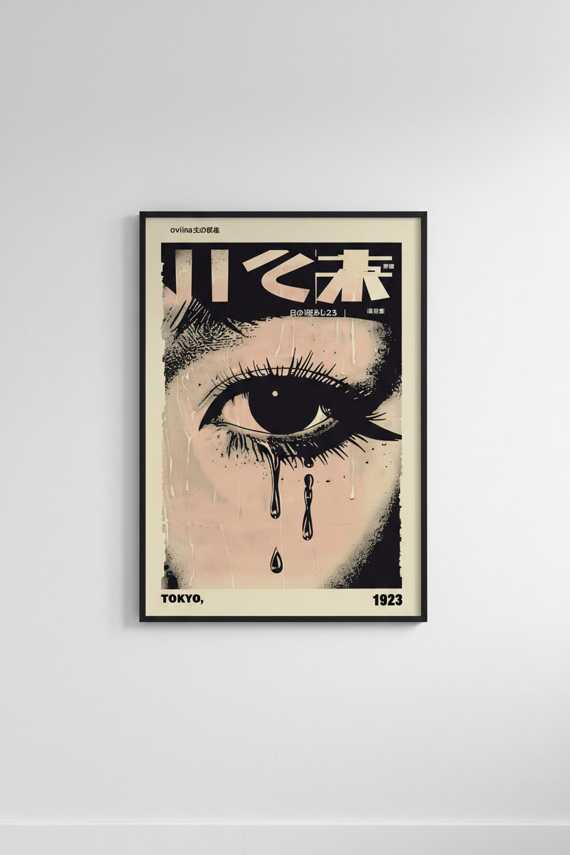 "Tokyo 1923" A2 Poster – Retro Japanese Cinematic Wall Art