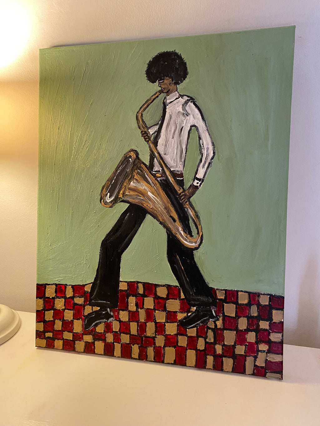 Original - “Check… one, two” - 16 x 20inch