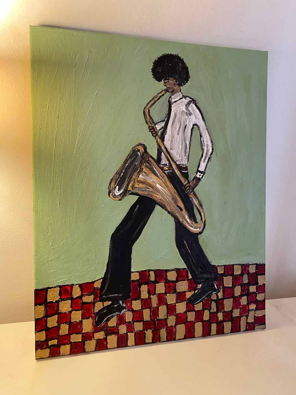 Original - “Check… one, two” - 16 x 20inch