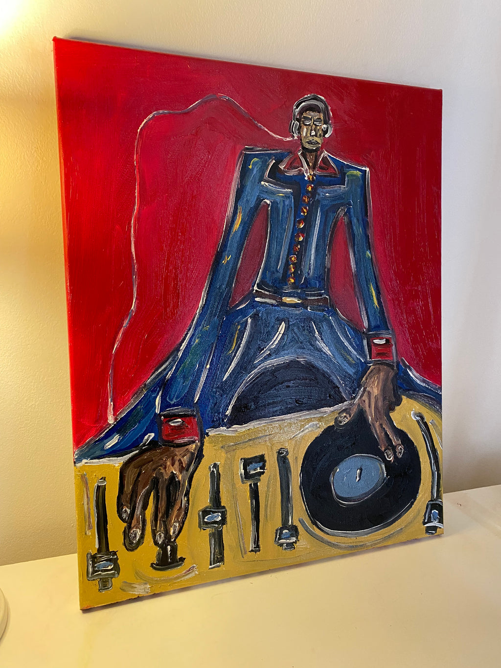 Original - “Malcom’s Groove” - 16 x 20inch
