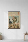 🐒 Vintage Monkey Hiker Poster 🐒